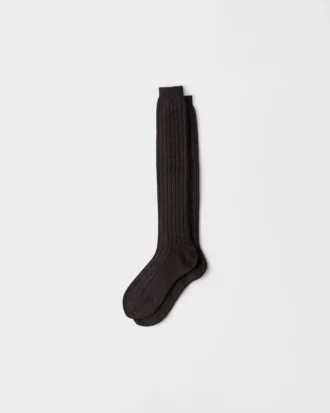 Ankelsockor i ull och kashmir