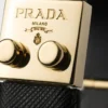 Armband i metall och Saffiano-läder Armband i metall och Saffiano-läder