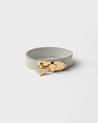 Armband i Saffiano-läder