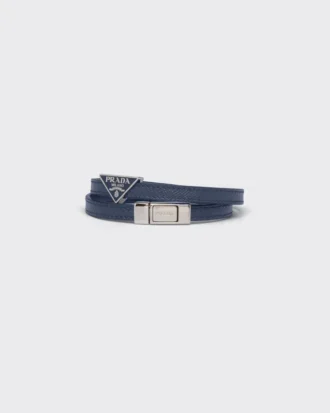 Armband i Saffiano-läder