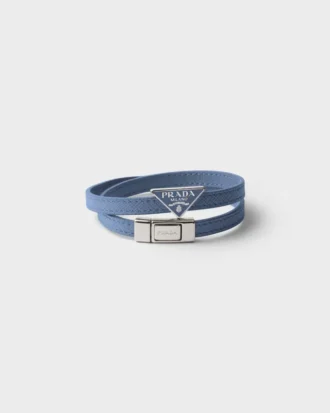 Armband i Saffiano-läder