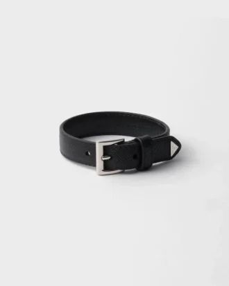 Armband i Saffiano-läder