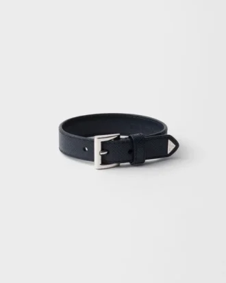 Armband i Saffiano-läder