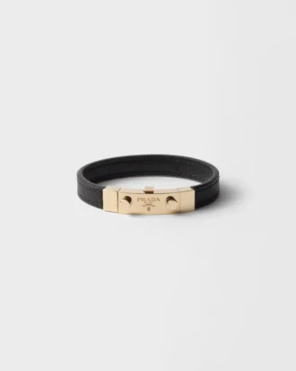 Armband i Saffiano-läder