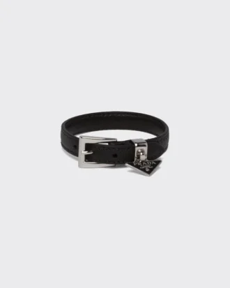Armband i Saffiano-läder