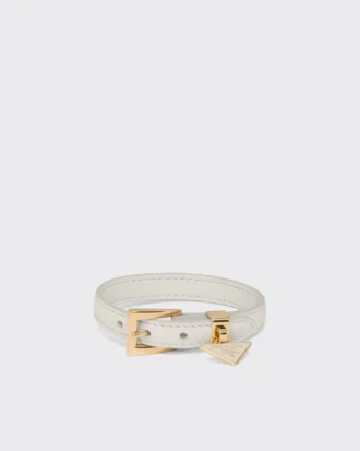 Armband i Saffiano-läder