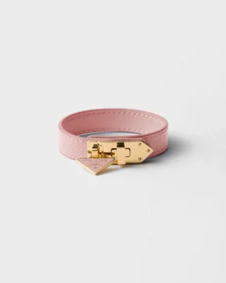 Armband i Saffiano-läder