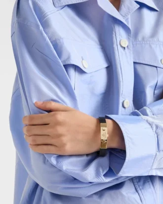 Armband i Saffiano-läder
