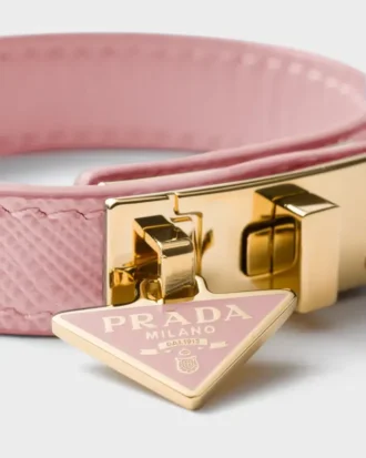 Armband i Saffiano-läder