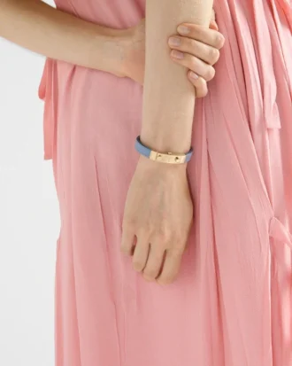 Armband i Saffiano-läder