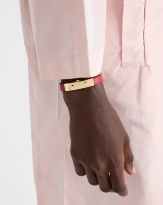 Armband i Saffiano-läder