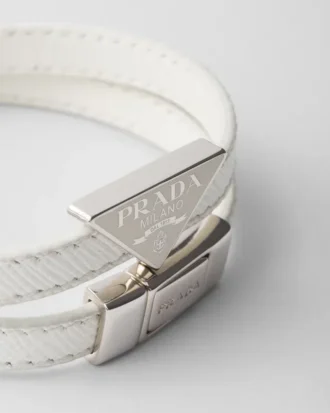 Armband i Saffiano-läder