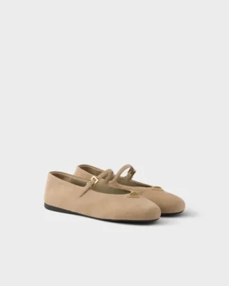 Ballerinaskor i mocka