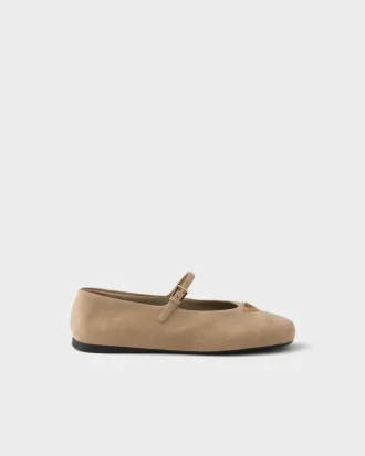 Ballerinaskor i mocka