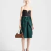 Bandeau-top i ull och kashmir med brosch Bandeau-top i ull och kashmir med brosch