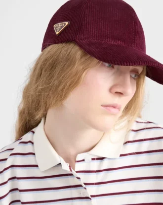 Baseballkeps i corduroy