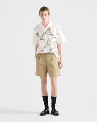 Bermudashorts i bomull