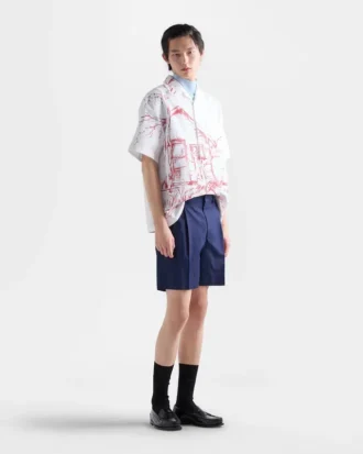 Bermudashorts i bomull