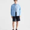 Bermudashorts i bomull med vintage-effekt Bermudashorts i bomull med vintage-effekt