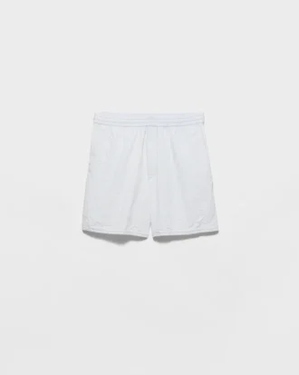 Bermudashorts i chambray