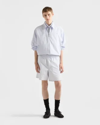 Bermudashorts i chambray