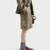 Bermudashorts i mohair och ull Bermudashorts i mohair och ull