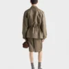 Bermudashorts i mohair och ull Bermudashorts i mohair och ull