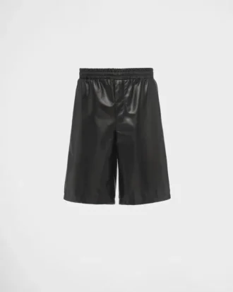 Bermudashorts i nappaläder