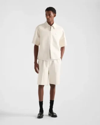 Bermudashorts i nappaläder