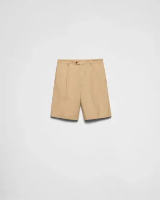 Bermudashorts i poplin