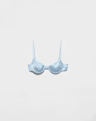 BH i satin med vintage-look