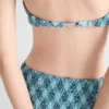Bikinibotten i jersey med rutmönster Bikinibotten i jersey med rutmönster