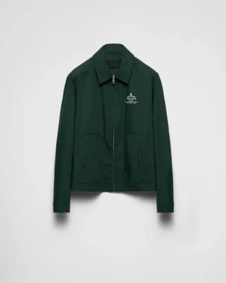 Blousonjacka i bomullsblandning