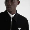 Blousonjacka i bomullsvelour