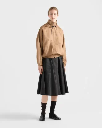 Blousonjacka i kamelhår