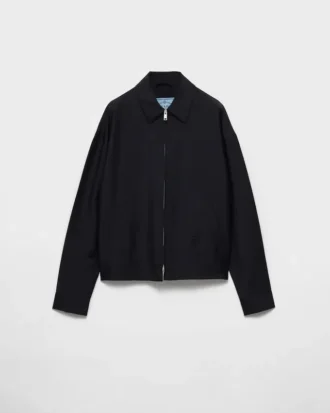 Blousonjacka i kidmohair