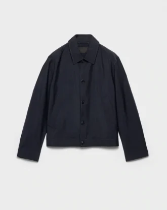 Blousonjacka i mohair och ull