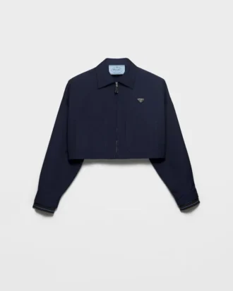 Blousonjacka i poplin