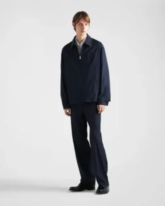 Blousonjacka i stretchbomull