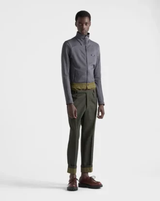 Blousonjacka i tekniskt tyg