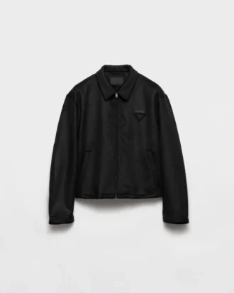 Blousonjacka i ull och kashmir