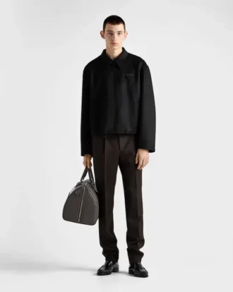 Blousonjacka i ull och kashmir