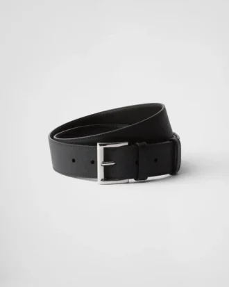 Bälte i Saffiano-läder