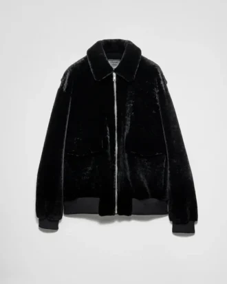 Bomberjacka i shearling
