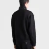 Bomullsfleecejacka med dragkedja och detaljer i Re-Nylon Bomullsfleecejacka med dragkedja och detaljer i Re-Nylon