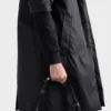 Bomullsfleecejacka med dragkedja och detaljer i Re-Nylon Bomullsfleecejacka med dragkedja och detaljer i Re-Nylon