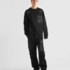 Bomullströja med detaljer i Re-Nylon Bomullströja med detaljer i Re-Nylon