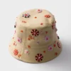 Broderad canvas-buckethat Broderad canvas-buckethat