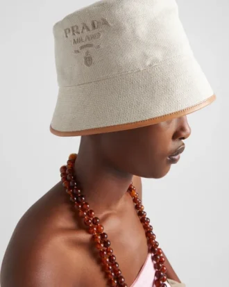 Bucket hat i linneblandning