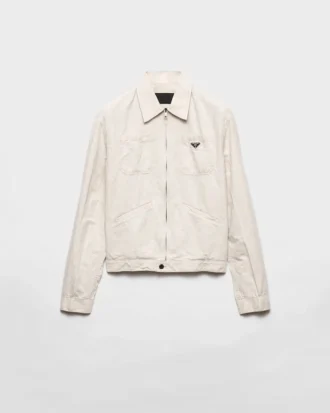 Chambray-blouson